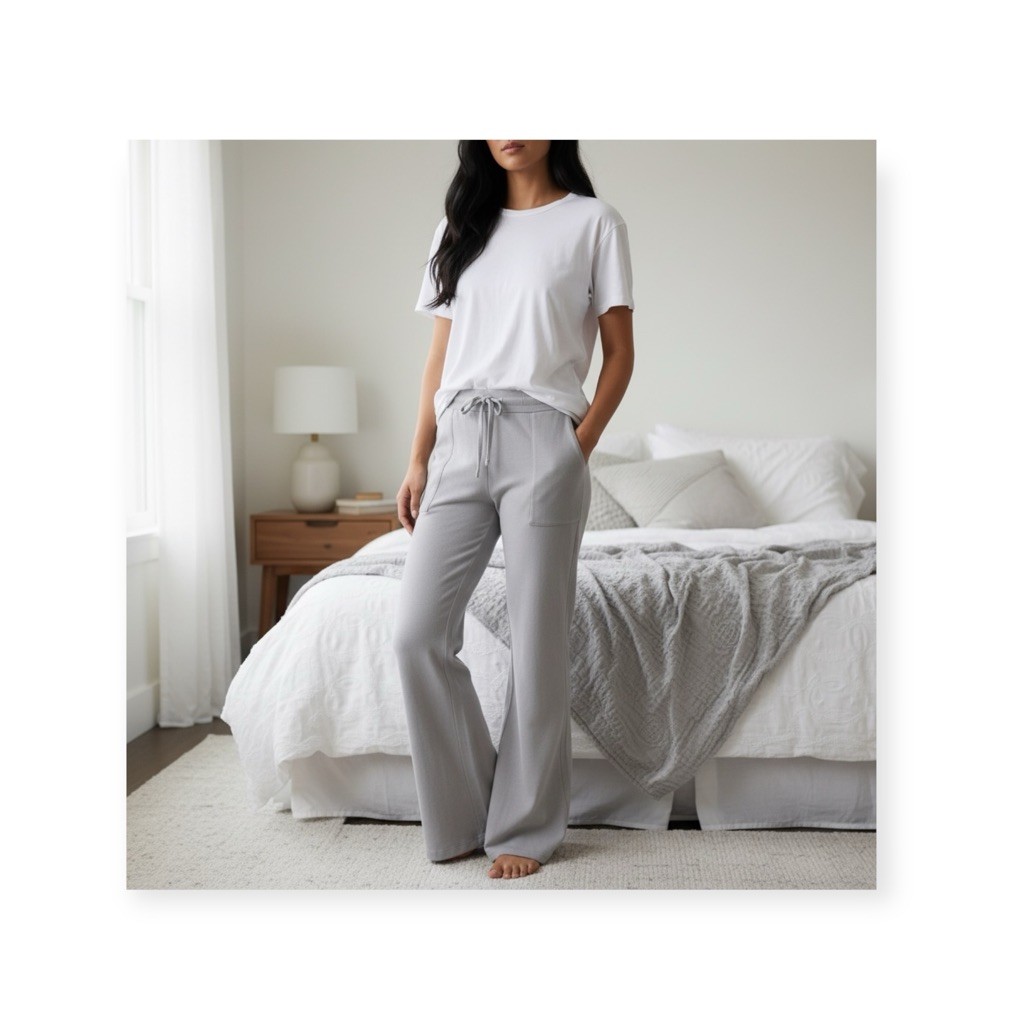 New Honeydew Starlight Slouchy Lounge Pants With Pockets Gunmetal Grey S M